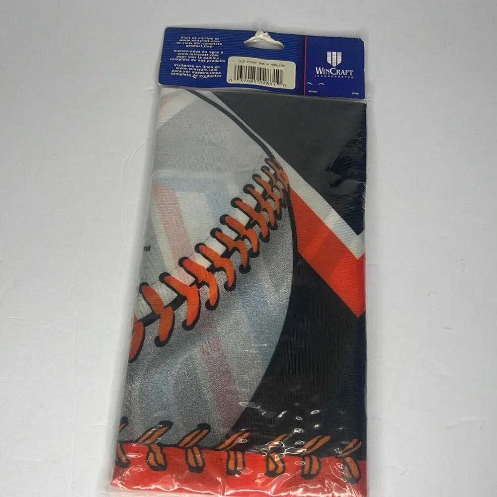 Miami Marlins MLB Primary Logo Vertical Flag: 27x37 Banner